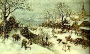 Lucas van Valckenborch vinter painting